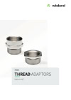 Revos Metric to NPT Thread Adapters Brochure